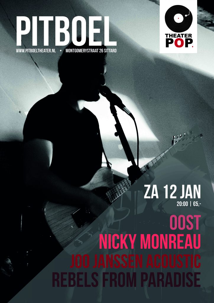 Theaterpop januari 2019. Pitboel Theater