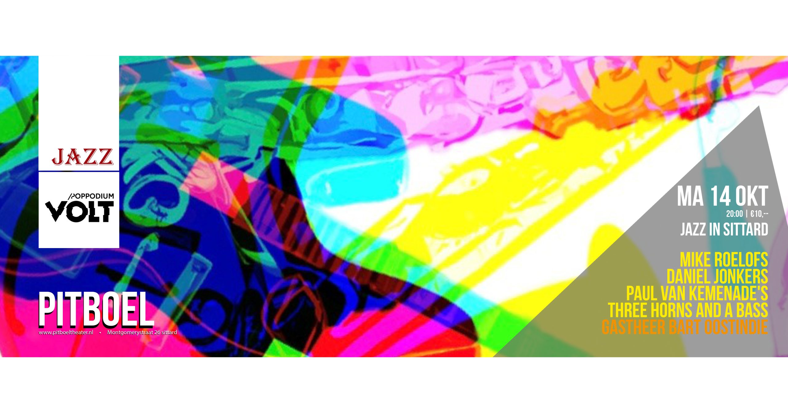 Jazz in Sittard 14 oktober 2024 banner