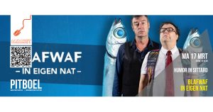 Humor in Sittard 17 maart 2025. Helaas door ziekte geannuleerd