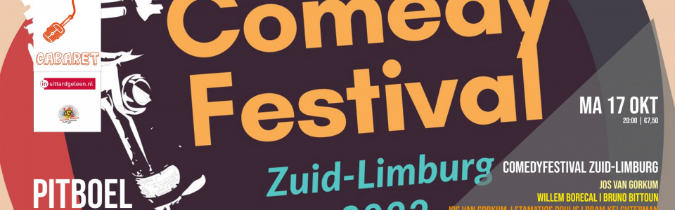 comedy festival zuid limburg pitboel theATER BANNER
