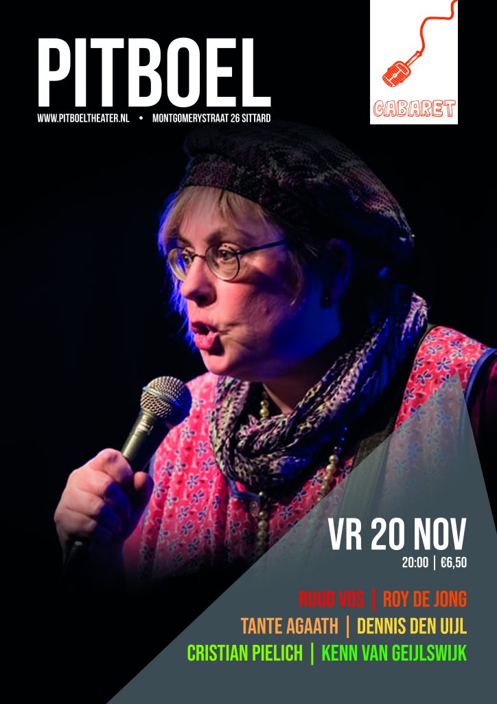 Humor in Sittard, 20 november 2020 in Pitboel Theater