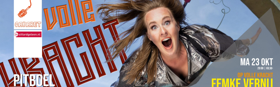 Femke Vernij in Pitboel Thearer 23 oktober 2023 banner