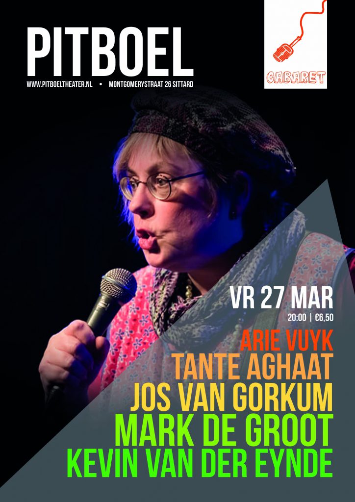 Humor in Sittard. 27 maart 2020. Pitboel Theater