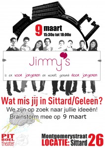 9 maar 2016 Flyer en Affische Jimmys