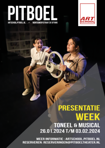 prrsentatieweek Pitboel Art School jan / febr 2024 affiche