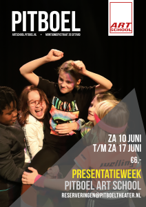 proesentatieweek pitboel art school juni 2023 affiche