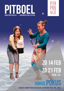 affiche Pien, Puk & Co februari 2026