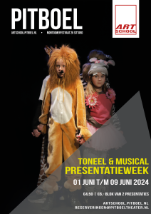 presentatieweek pitboel art school affiche juni 2024