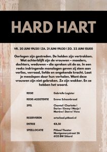 Hard Hart productieklas toneel 18+ pitboel art school 2025 