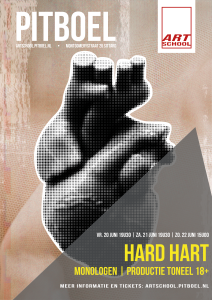 Hard Hart prod 18+ toneel affiche 2025 