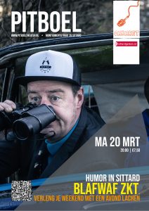 blafwaf, humor in sittard, 20 maart 2023 pitboel theater