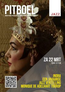 Monique de adelhart Toorop met Indra in Pitboel Theater. affiche 