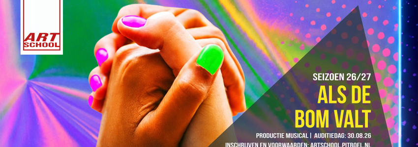 Banner auditie dag musical