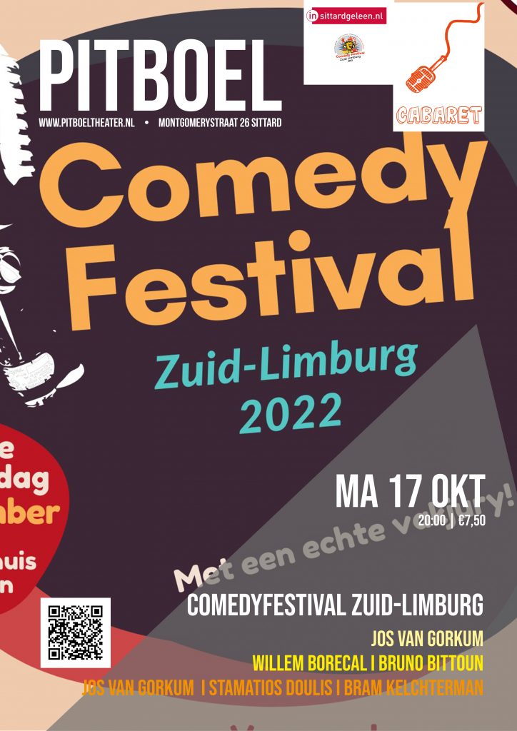 humor in Sittard met vandaag comedy festival zuid limburg pitboe theater