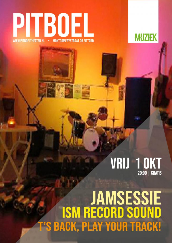 jamsessie ism Record Sound in Pitboel Theater 1 oktober 2021